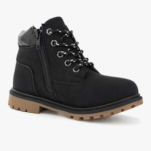 Hawkwell Black Kids Boots 10C